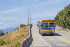 2008 Orion V Suburban on the 53rd Street overpass