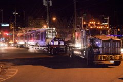 Bombardier FLEXITY Streetcar safely arrives at the base of Cambie, with a few tight turns left to go.