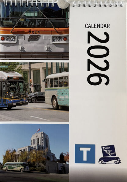 2026 TMS Vintage Bus Calendar
